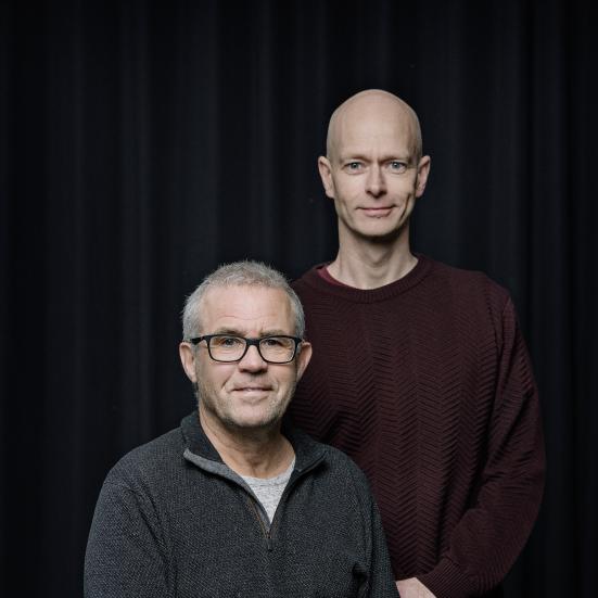 Peter Madsen og Kenneth Bøgh Andersen. Foto af Simon Knudsen