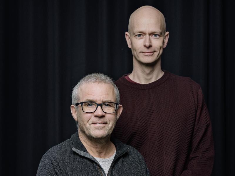 Peter Madsen og Kenneth Bøgh Andersen. Foto af Simon Knudsen