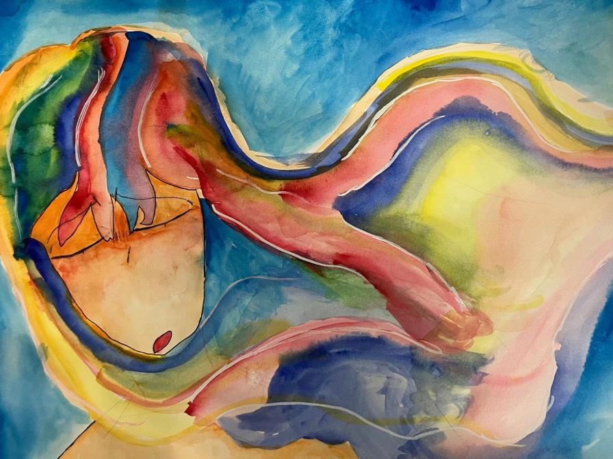 Illustration malet af kulturskoelelev Ella
